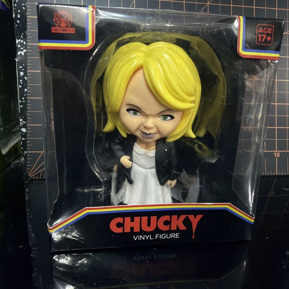 CultureFly Bride of Chucky Tiffany 4.5” Vinyl Figure New Damaged Box
